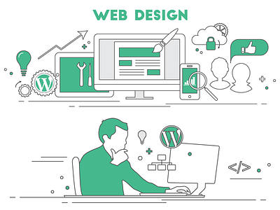 Web Designer creative designer illustration responsive website web design wordpress