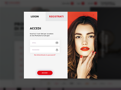 Daily UI - Pop-Up / Overlay beauty daily login mockup overlay pop up popup register ui