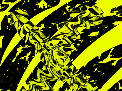 Black And Yellow abstract art design artist