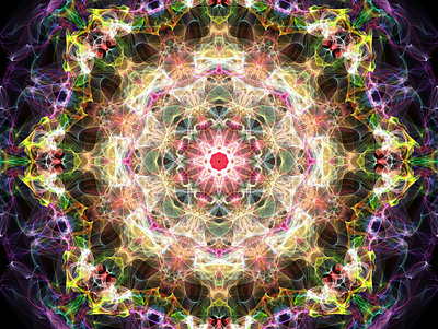 The Cosmo Mandala colorful