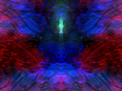 The Audience abstract digital art colorful