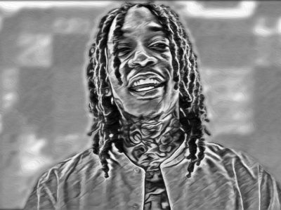 Wiz Khalifa Abstract photo edit drugs