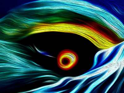 The Eye of Neptune photoshop