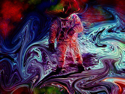 The Astronaut of the cosmos artcollector