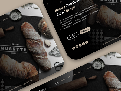 Bakery UI design