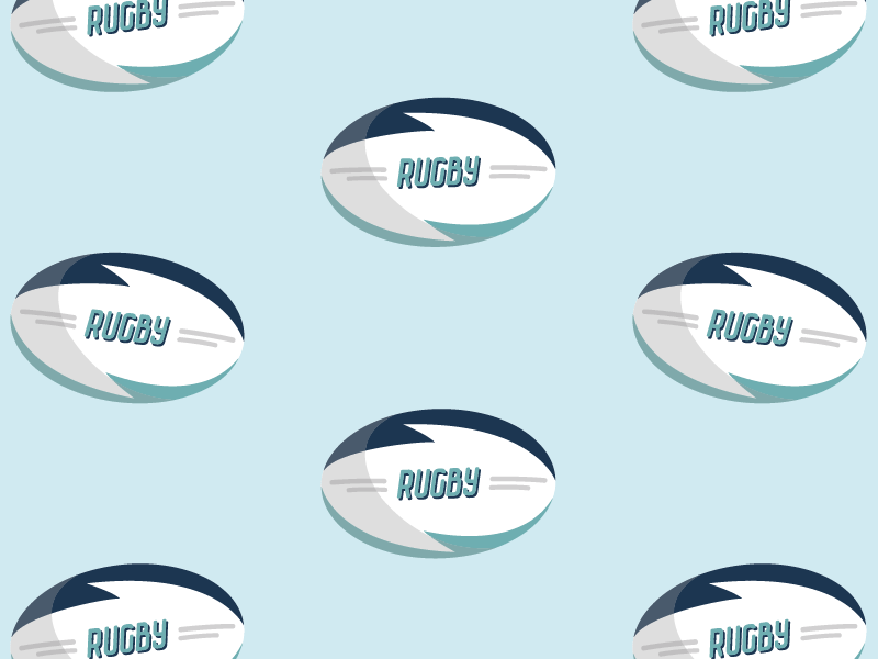 Rugby Pattern by maybe RED on Dribbble