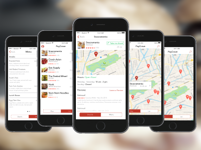 Paycrave - a food truck locating app foodtruck ios mobile