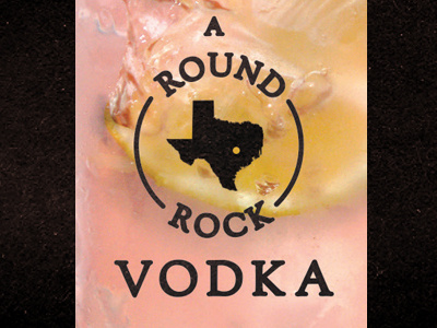 Round Rock alcohol branding crest illustrator texas tx vodka