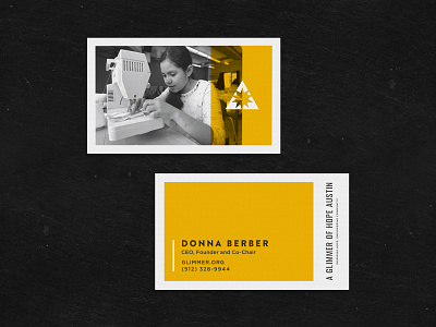 Business Card Update business card charity print stationery