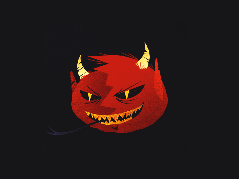 Evil Characters branding character cute demon devil evil illustration weird
