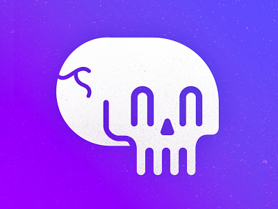 skelly icon branding cute dead gradient happy icon logo skeleton skelly texture