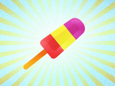 Today's relief colorful illustration popsicle summer