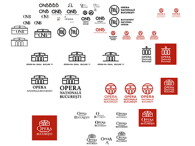 Bucharest Opera Logo logo process