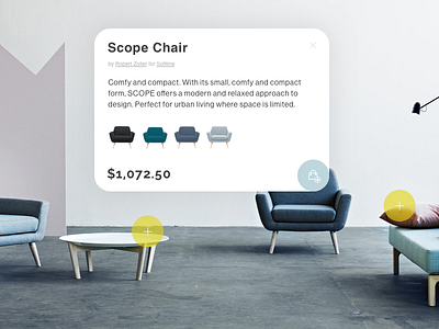 Ecommerce Quick View add to cart card ecommerce furniture preview product quick view shop