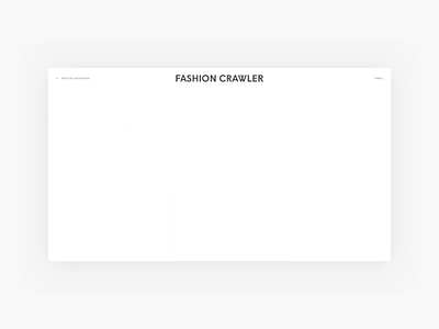 Fashion Collections animation dailyui design ecommerce principleapp typography ui uiux web website