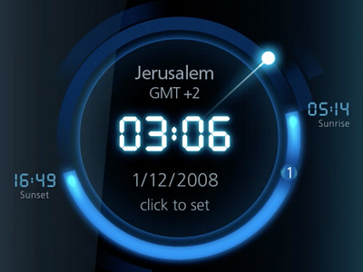 Main clock app