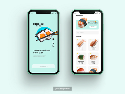 Food App app design graphic design illustration ui