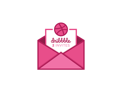 Dribbble Invites artist community design draft dribbble invitation invite mail player team vector