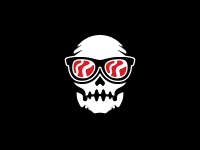 Stay Cool character cool dead icon illustration logo shades skeleton skull sunglasses vector vector art