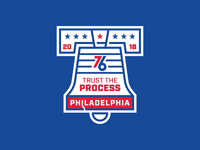 NBA Badge #1 - Philadelphia 76ers 76ers badge badge design basketball illustration logo logo design nba philadelphia playoffs sports vector