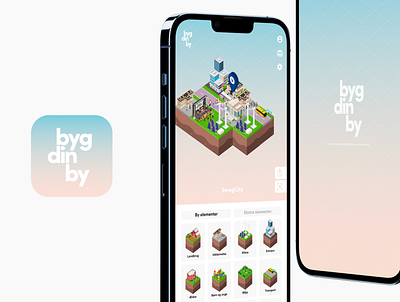 Build your city - Game design 3d animation app design game design motion graphics ui ux