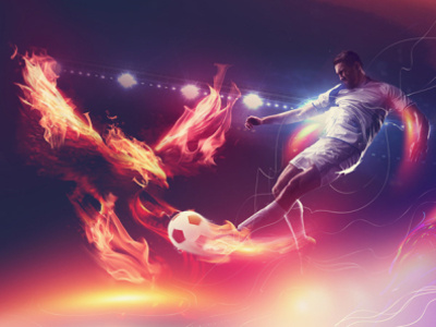 FIFA CONFEDERATIONS CUP campaign design illustration marketing promotion