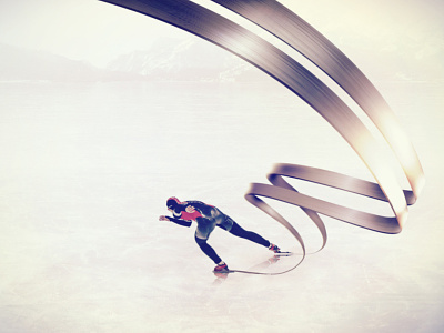 Norway - Winter Sports campaign design illustration marketing promotion