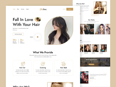 Hair Salon Website Design