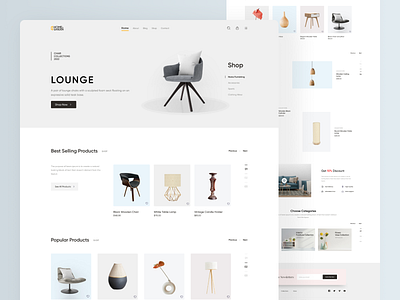 Furniture Landing Page Design