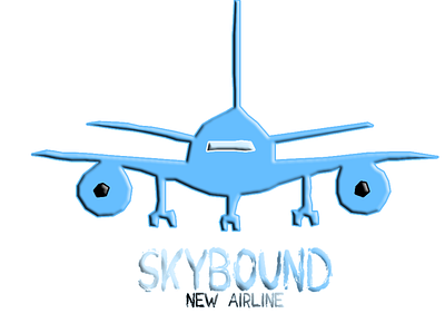 Airline * skybound logo * branding design draw graphic design illustration logo typography vector