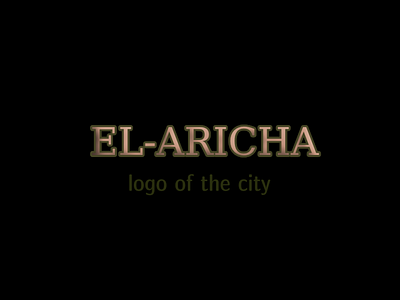 City Logo * el-aricha *