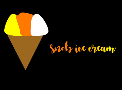 Ice Cream Company * snob ice cream logo * branding design draw graphic design illustration logo typography vector