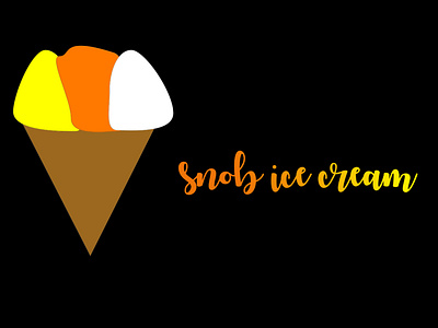 Ice Cream Company * snob ice cream logo *