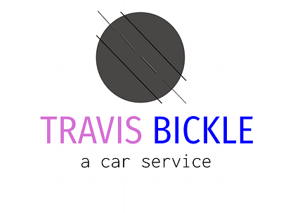a car service * TRAVIS BICKLE * branding design draw graphic design illustration logo typography vector