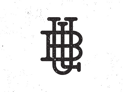 ULB illustration logo monogram typography ultralight beam vintage yeezus
