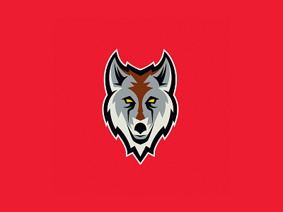Wolves colors design logo shapes sports typography wolf wolves