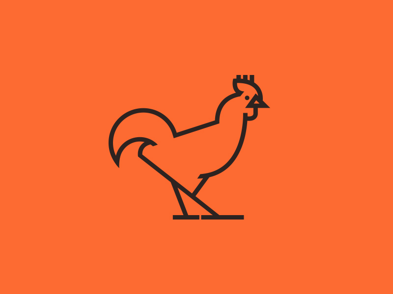 Red Hen by Justin Vinalon on Dribbble