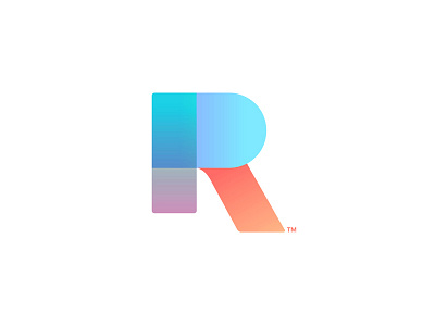 R colors design gradients logo r shapes type typography ui