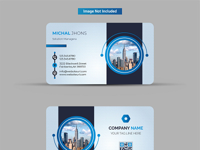 Modern Business Card Design Free Vector red