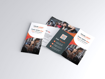 Corporate Trifold Brochure Design Template 3d animation graphic design logo motion graphics ui