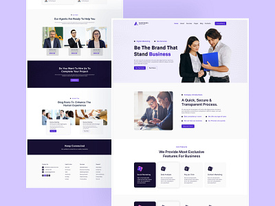 Digital Marketing Agency Landing Page Design agency design home page landing page new design ui uiux ux website website design