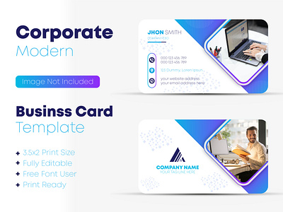 Corporate and Modern Business Card Template