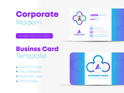 Corporate and Modern Business Card Template