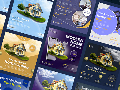 Real Estate Instagram Social Media Banner Ads Design ads ads design banner design design estate facebook ads facebook banner instagram ads instagram banner new banner design post post design real ads real estate social media post