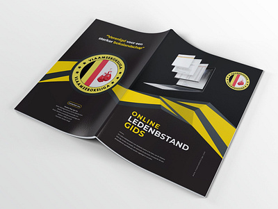 Online Membership Guidebook design graphic design