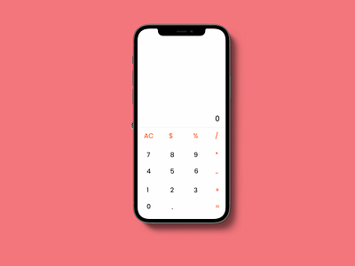 Calculator Screen creative dailyui4 ui