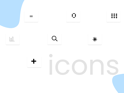Icons creative graphic design icons