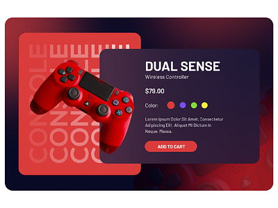 Product Page creative design