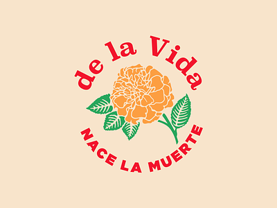 Mazapán de Día de Muertos cempasuchil de la rosa design dia de muertos digital flor flower illustration illustrator mazapan muerte vector vida