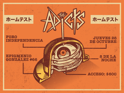 Gig Poster for The Adicts